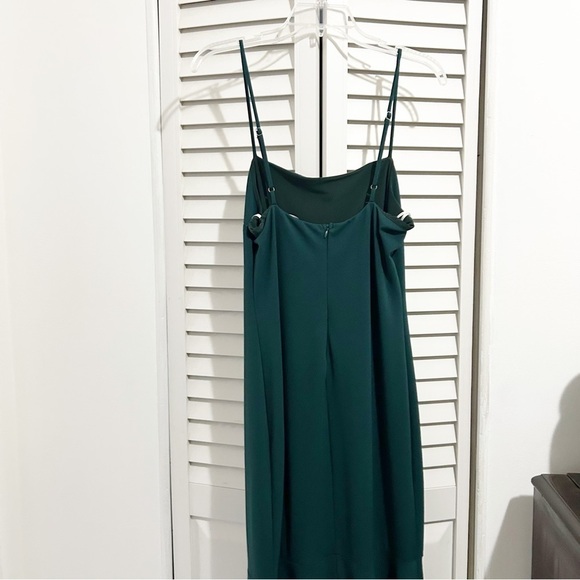 Lulus Tier and There Hunter Green Tiered Trumpet Hem Maxi Dress Size Large (L) - Picture 6 of 10